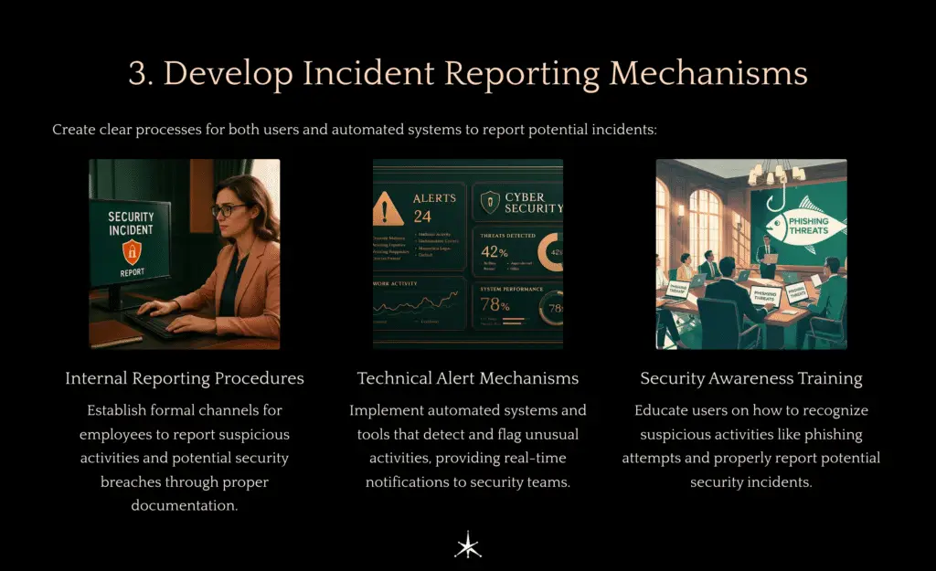 3 Develop Incident Reporting Mechanisms