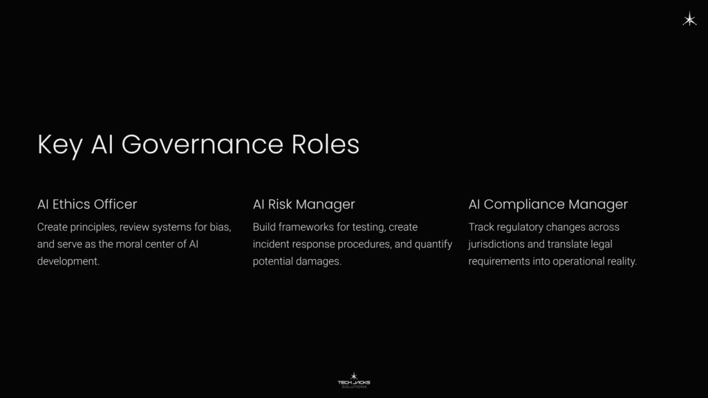 4 Key AI Governance Roles