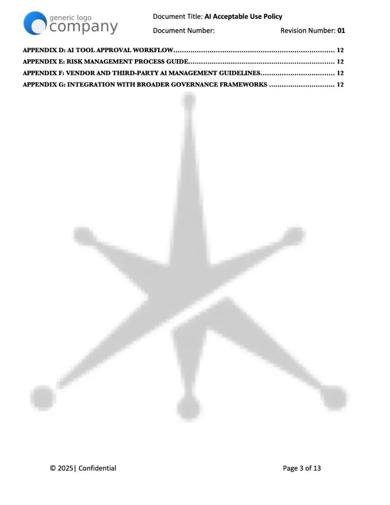 AI Acceptable Use Policy Template pg 3