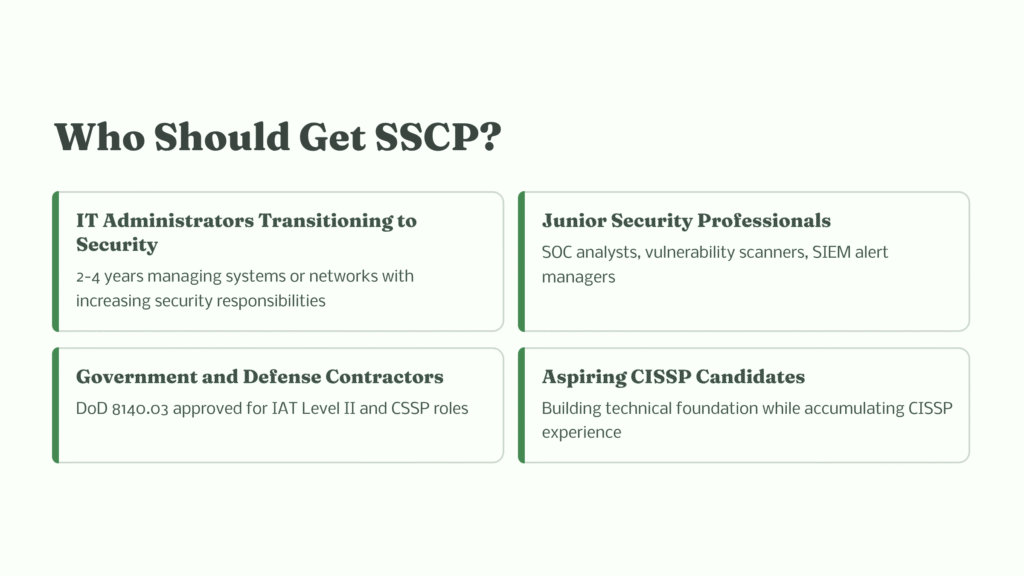 5 Who Should Get SSCP