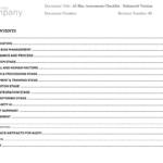 AI Bias Assessment Checklist Template