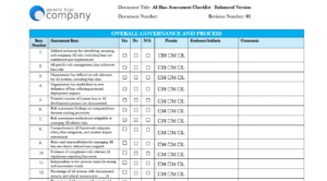 AI Bias Assessment Checklist pg3