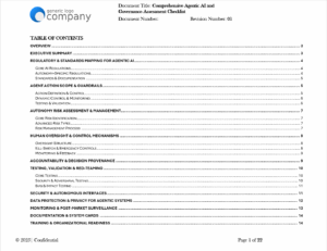Agentic AI Compliance Assessment