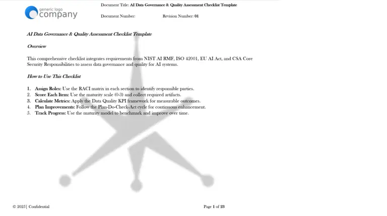 AI Model Card Assessment