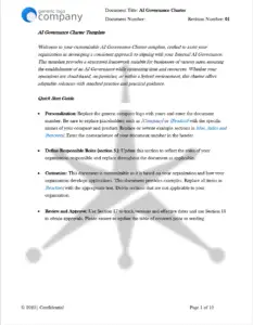 AI Governance Charter Template pg1