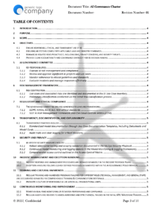 AI Governance Charter Template