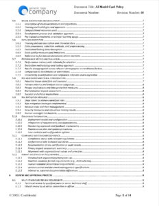 AI Model Card Policy pg3