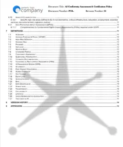 AI Conformity Assessment and Certification Policy pg4