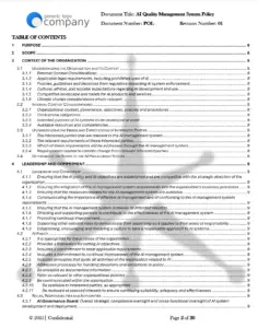 AI Quality Management System Policy pg2