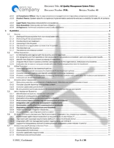 AI Quality Management System Policy pg3