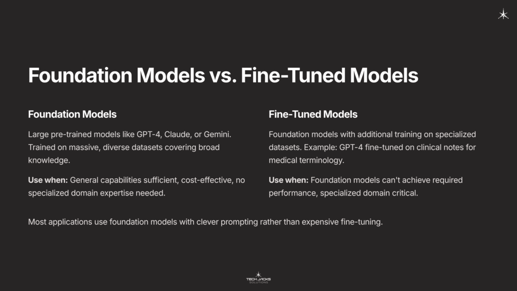 13 Foundation Models vs Fine Tuned Models