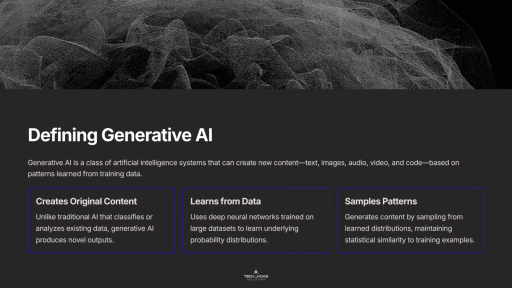 4 Defining Generative AI