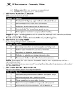 AI Bias Assessment Community Edition pg.4