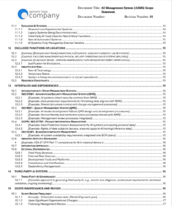 AI Management System AIMS Scope Statement Template pg6 1