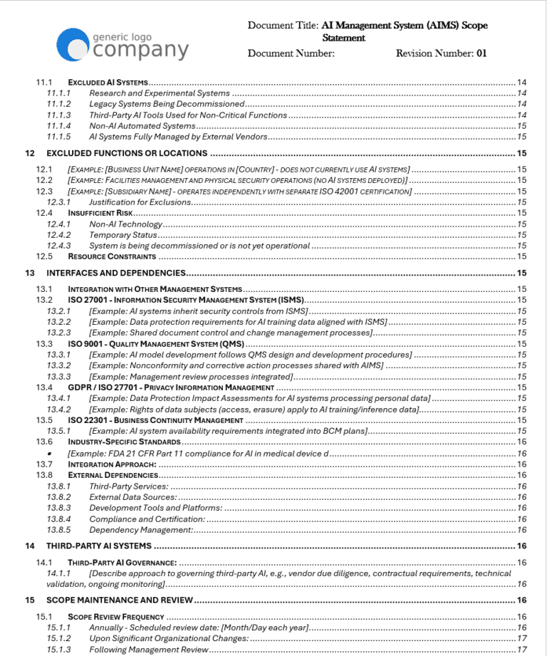 AI Management System (AIMS) Scope Statement Template pg6