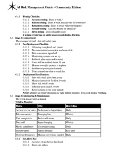AI Risk Management Guide Community Edition pg.10