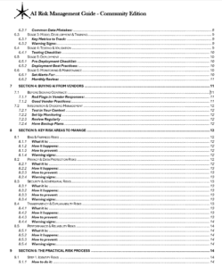 AI Risk Management Guide Community Edition pg.2