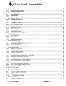 AI Security Essentials Community Edition pg.4
