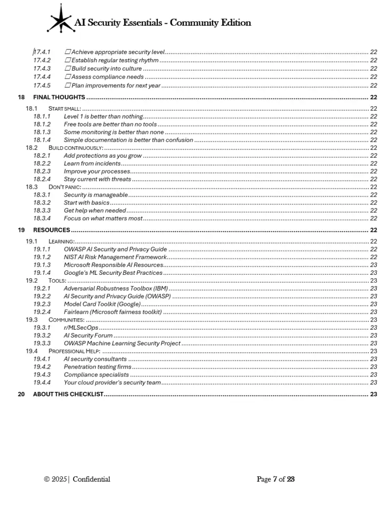 AI Security Essentials