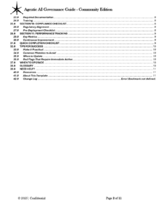 Agentic AI Governance Guide Community Edition pg.2
