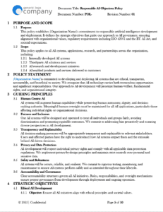 Responsible AI Objectives Policy Template pg.5
