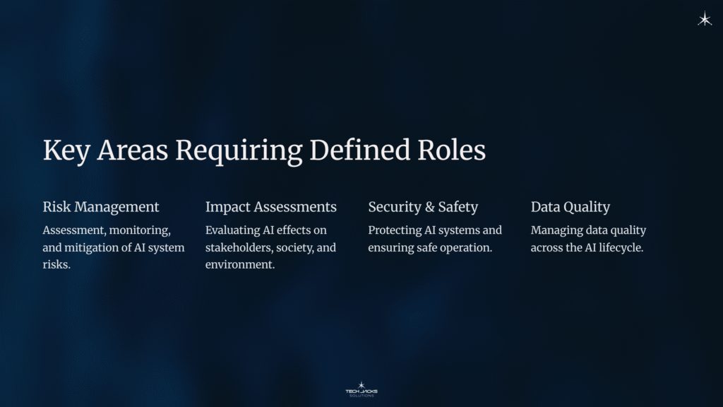 12 Key Areas Requiring Defined Roles