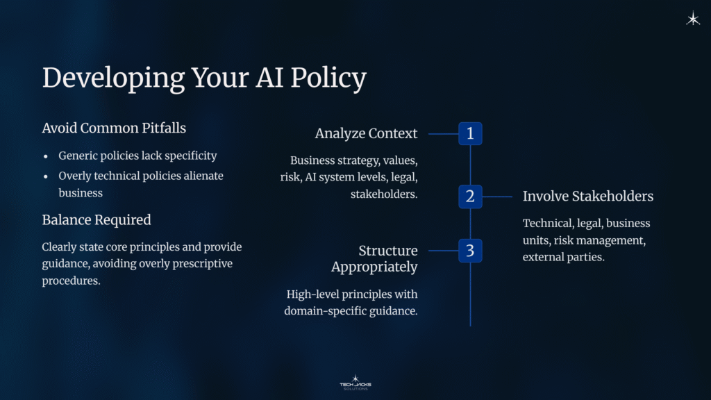 14 Developing Your AI Policy