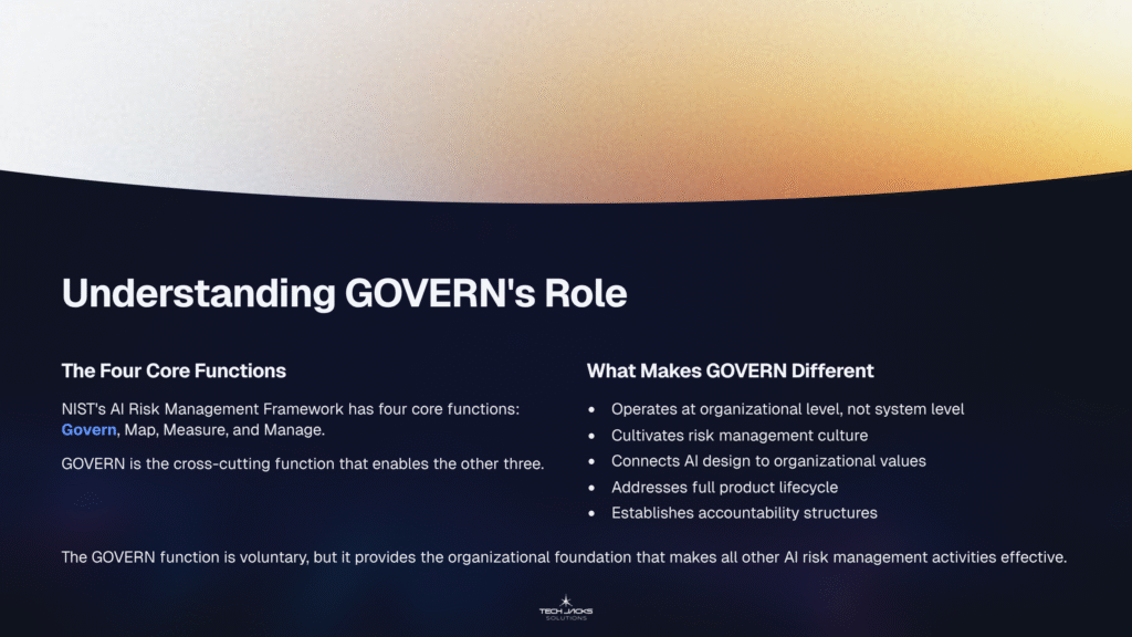 3 Understanding GOVERNs Role