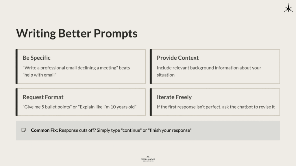 8 Writing Better Prompts