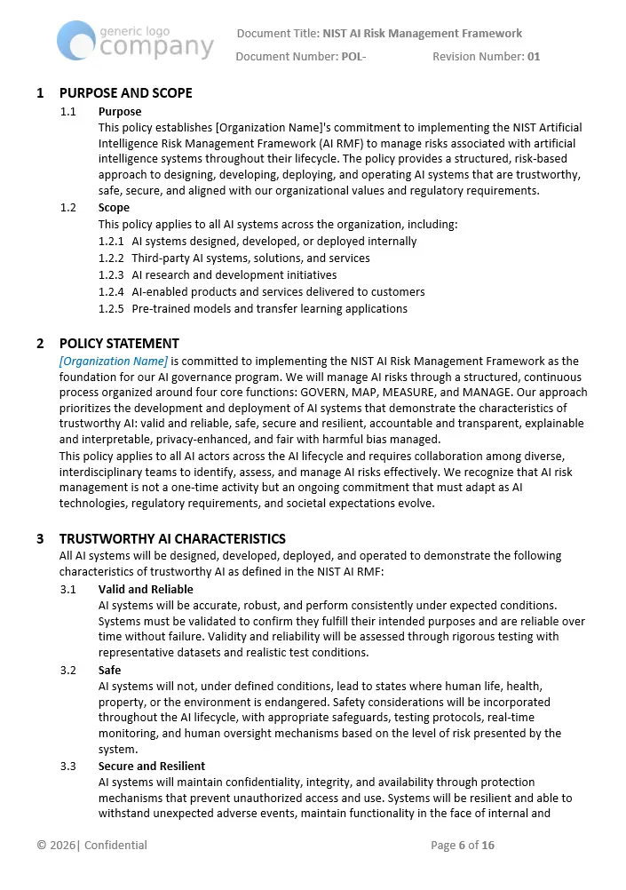 NIST AI RMF Policy Template pg6