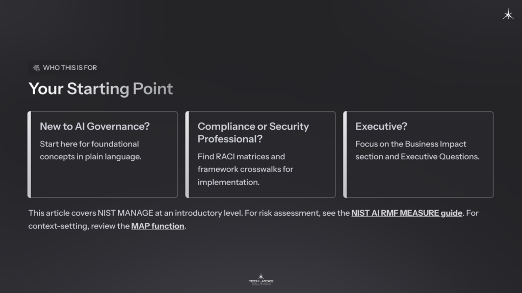 what is nist ai rmf manage
