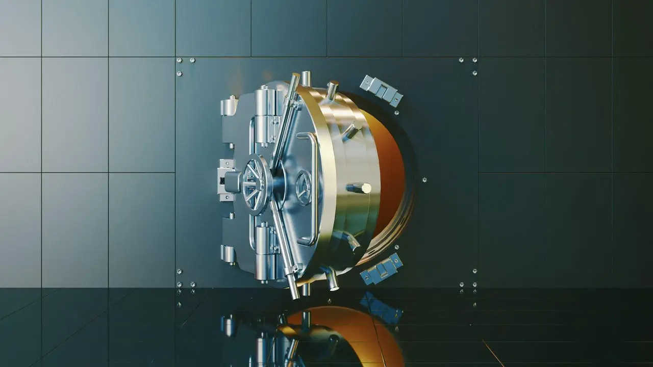 bank vault DecaStock Alamy 1B0WMw
