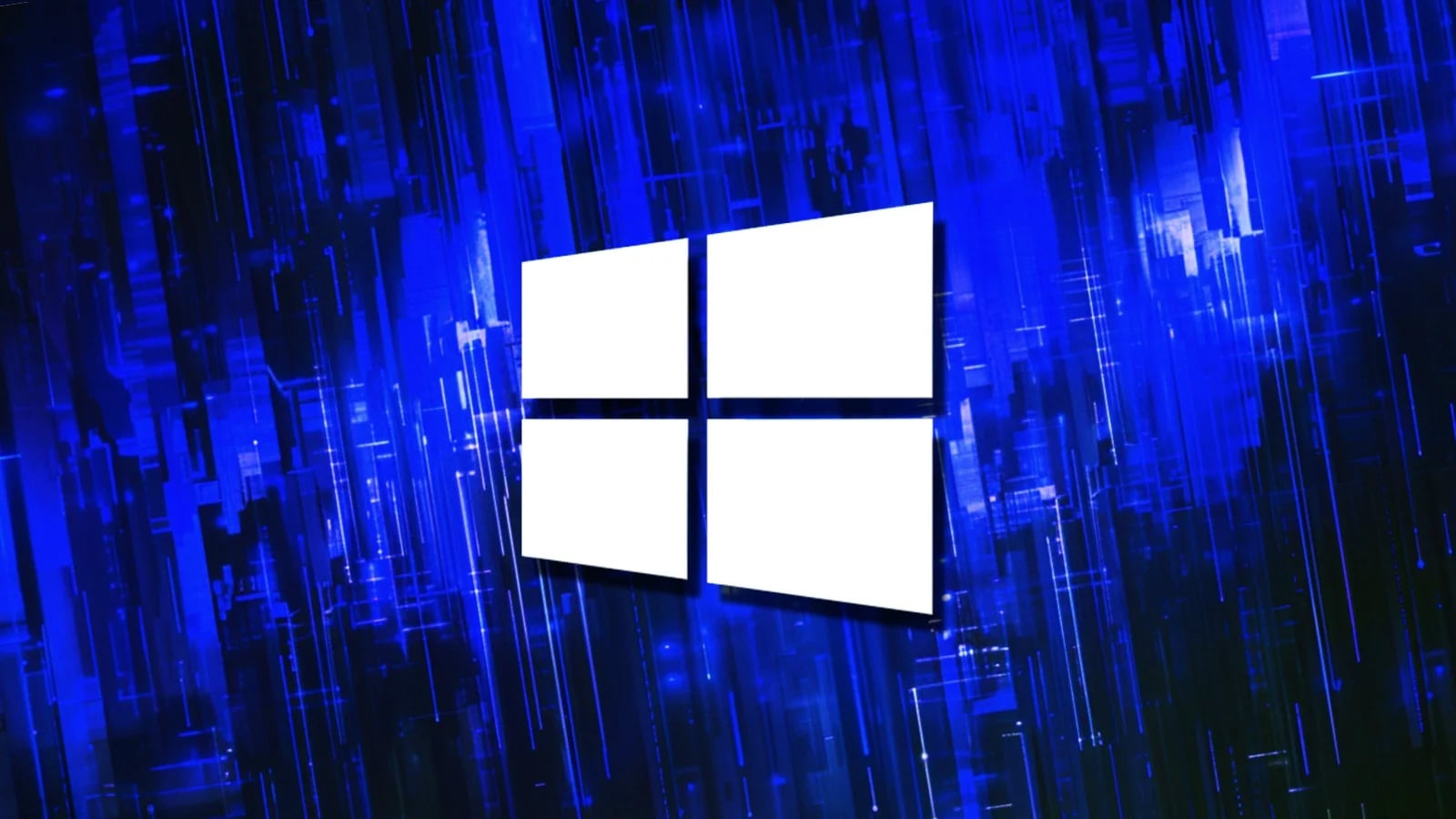 windows blue background