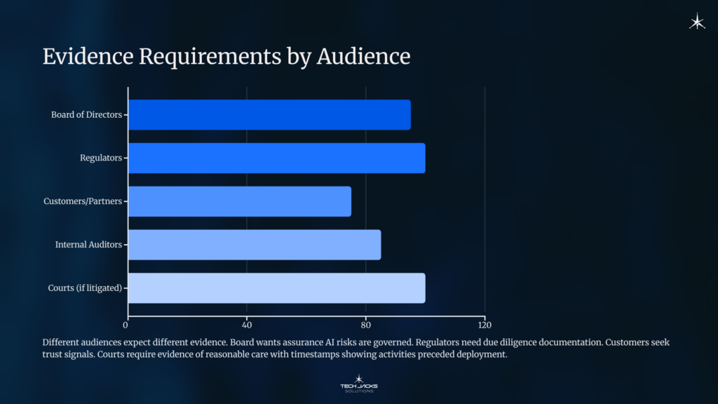 16 Evidence Requirements by Audience