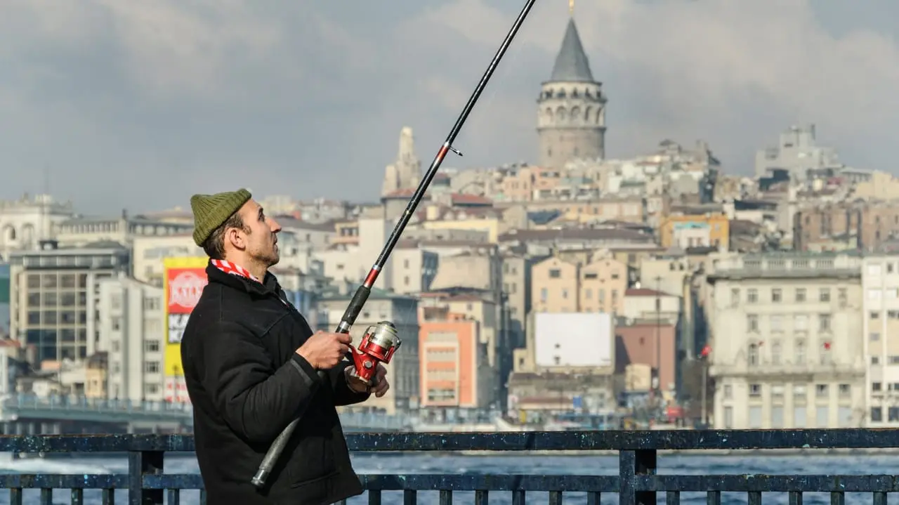 Man Fishing Jorge Fernandez Alamy Xhu9Wu