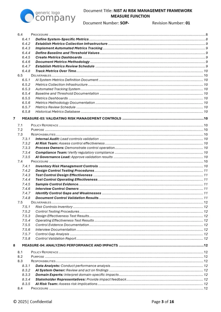 NIST MEASURE Function SOP pg2