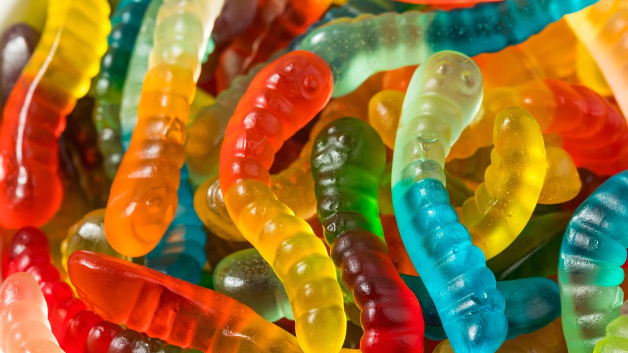 Gummy Worms Clear Brent Hofacker Alamy N2K7A5