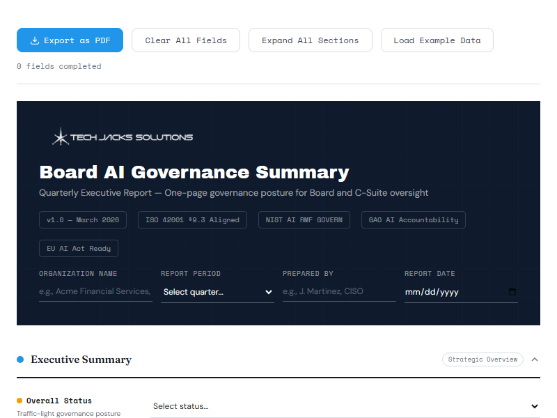 tjs tool preview board summary