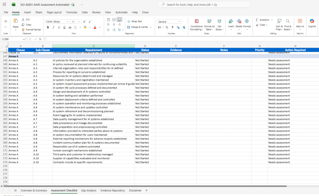 AIMS Automated Spreadsheet 3