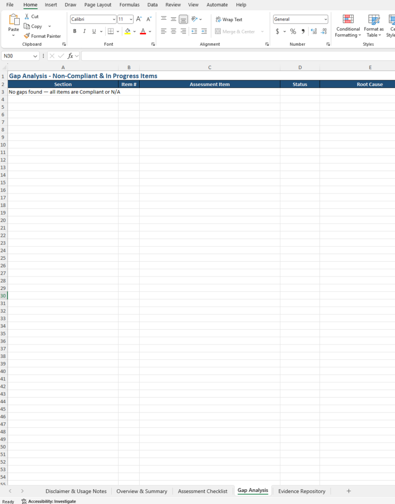 Free AI Agent Assessment Spreadsheet pg3