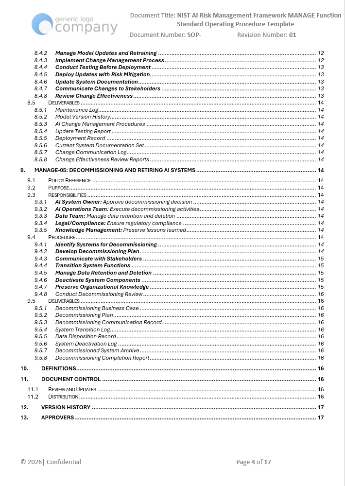 NIST MANAGE Function SOP pg.4