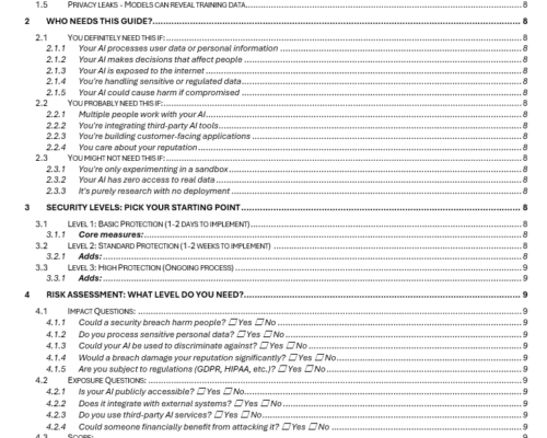 AI Security Essentials – Community Edition