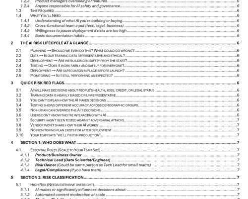 AI Risk Management Guide